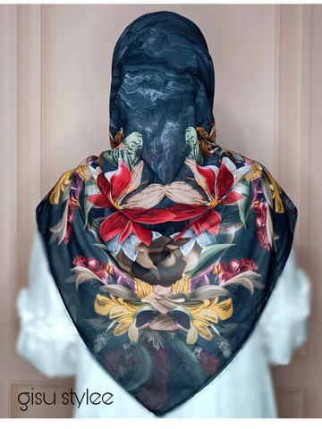 روسری حریر کرپ