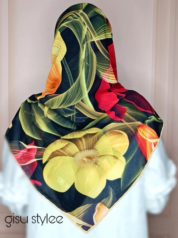 روسری حریر کرپ