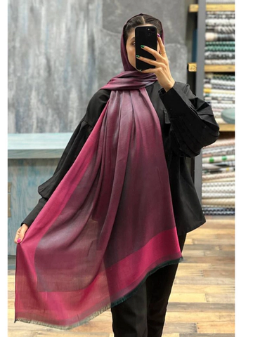 شال بامبو تک رنگ