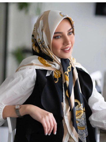 روسری ابریشم تویل