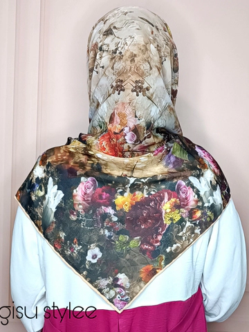 روسری حریر کرپ