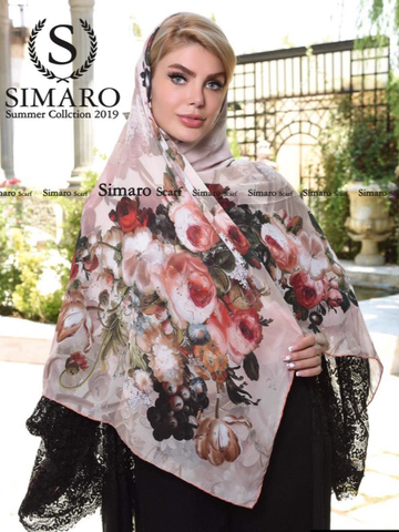 روسری حریر کرپ