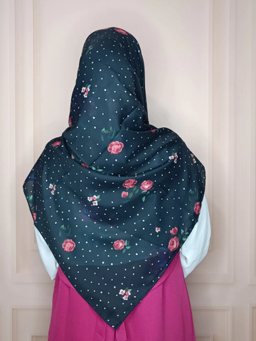 روسری نخی گل ریز