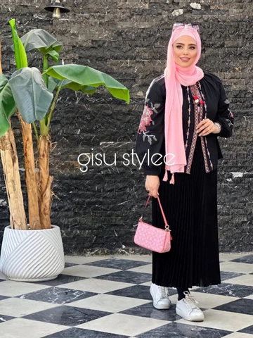 شال پلیسه شاین وارداتی نخی