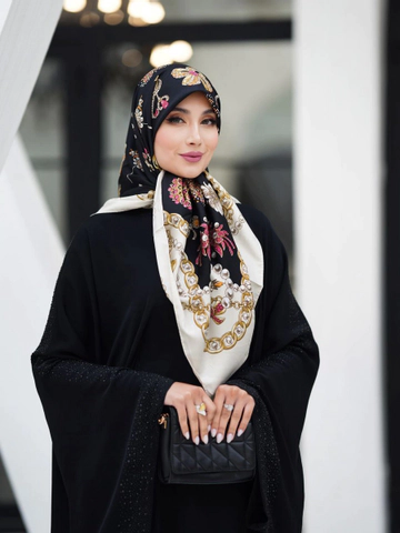 روسری طرح جواهر ابریشم